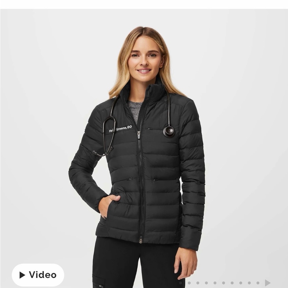 Figs On-Shift packable puffer jacket